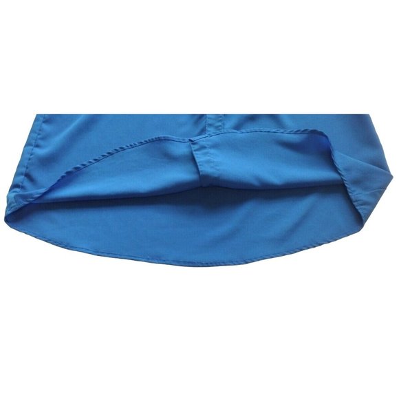 Fylo Top Womens Large Button Up Tab Sleeves Pockets Shoulder Tabs Office - Picture 16 of 16